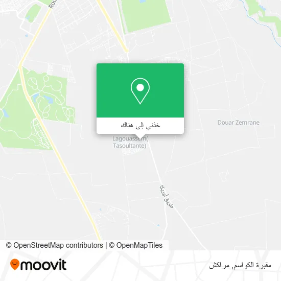 خريطة مقبرة الكواسم