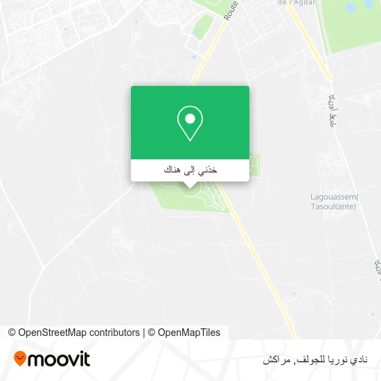 خريطة نادي نوريا للجولف