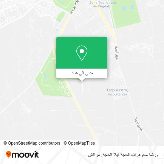 خريطة ورشة مجوهرات الحجة فيلا الحجة