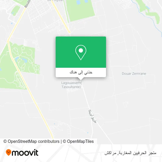 خريطة متجر الحرفيين المغاربة