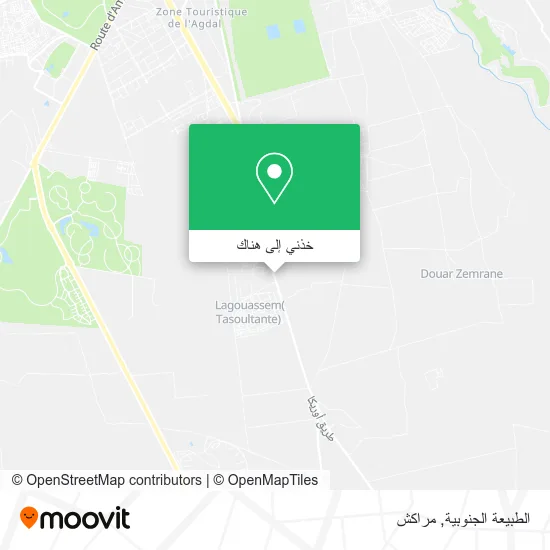 خريطة الطبيعة الجنوبية