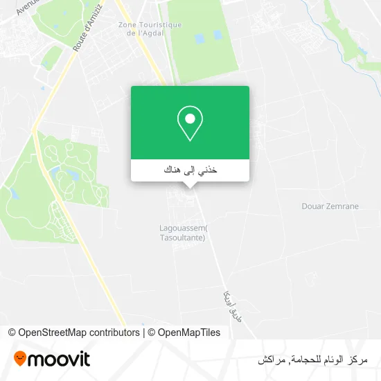 خريطة مركز الوئام للحجامة