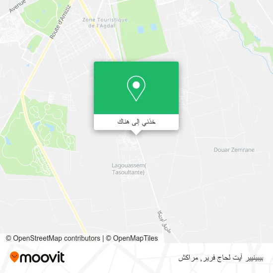 خريطة بيبينيير آيت لحاج فرير