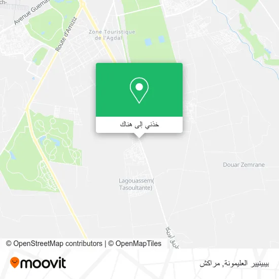 خريطة بيبينيير العليمونة