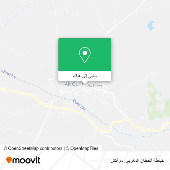 خريطة خياطة القفطان المغربي