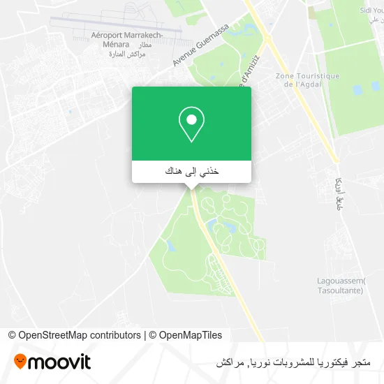 خريطة متجر فيكتوريا للمشروبات نوريا
