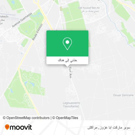 خريطة سوبر ماركت ابا عزوز