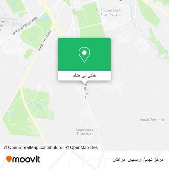 خريطة مركز تجميل رمسيس