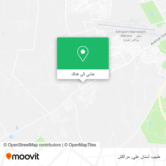 خريطة طبيب أسنان علي
