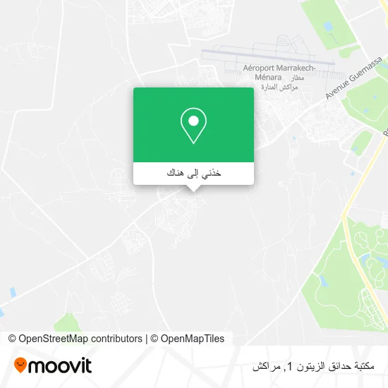 خريطة مكتبة حدائق الزيتون 1