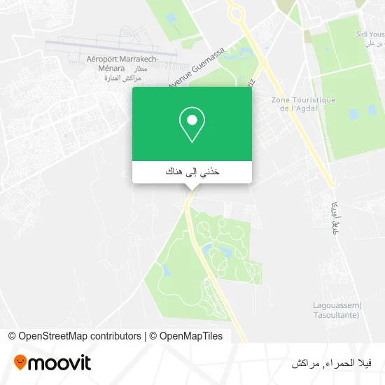 خريطة فيلا الحمراء