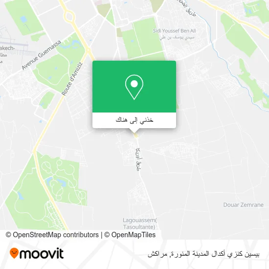خريطة بيسين كنزي أكدال المدينة المنورة
