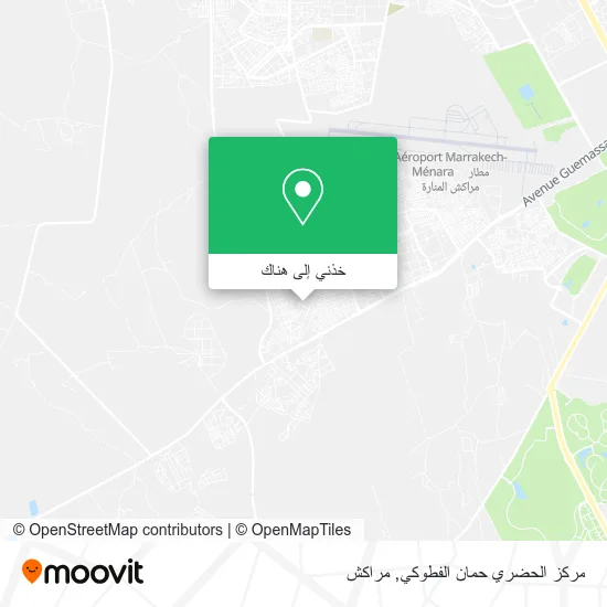 خريطة مركز الحضري حمان الفطوكي