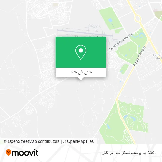 خريطة وكالة ابو يوسف للعقارات