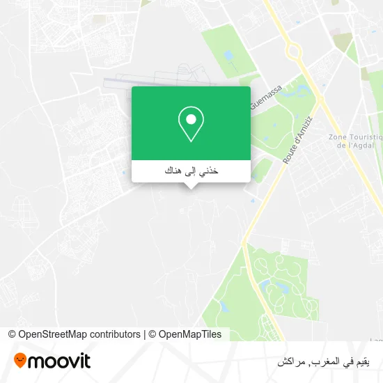 خريطة يقيم في المغرب