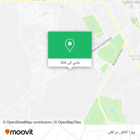 خريطة بيتزا التاكو