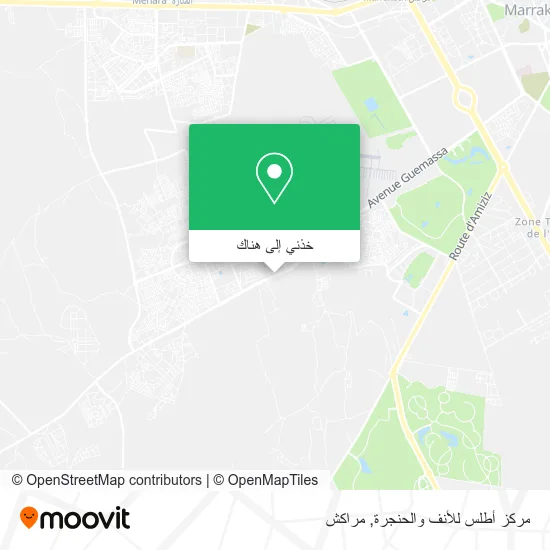 خريطة مركز أطلس للأنف والحنجرة