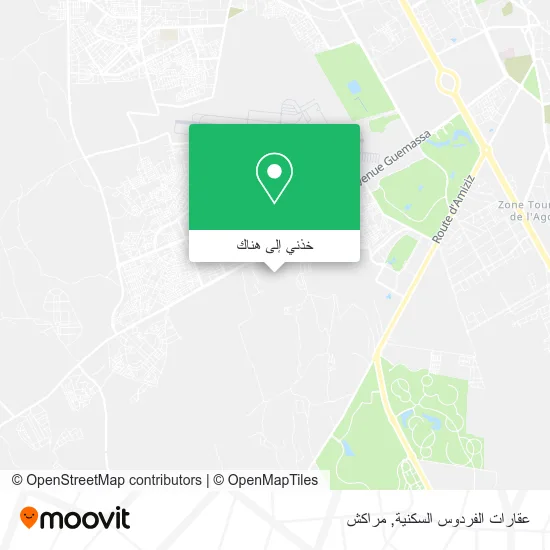 خريطة عقارات الفردوس السكنية