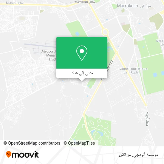 خريطة مؤسسة أنودجي