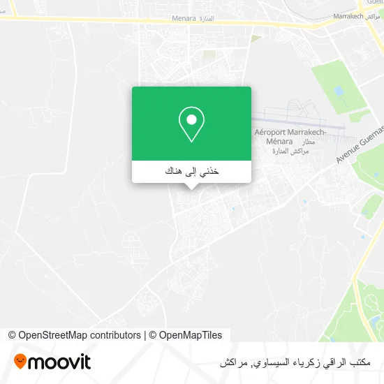 خريطة مكتب الراقي زكرياء السيساوي