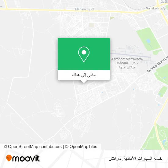 خريطة خدمة السيارات الأمامية