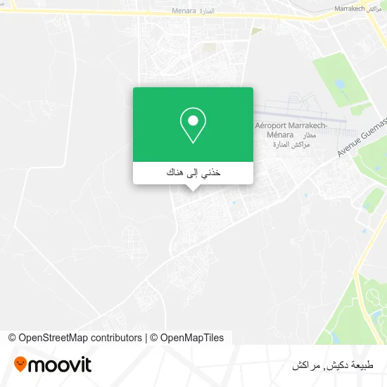خريطة طبيعة دكيش