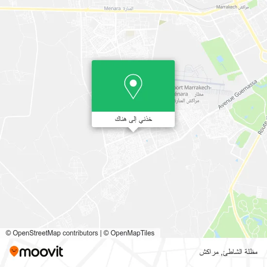 خريطة مظلة الشاطئ