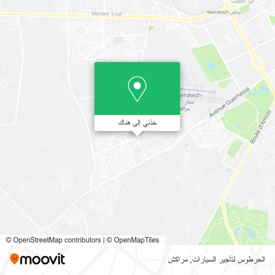 خريطة الحرطوس لتأجير السيارات