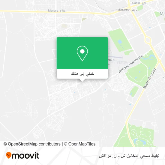 خريطة تبليط صحي النخاليل ش م ل