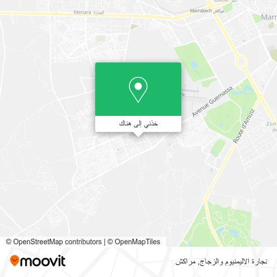خريطة نجارة الاليمنيوم والزجاج