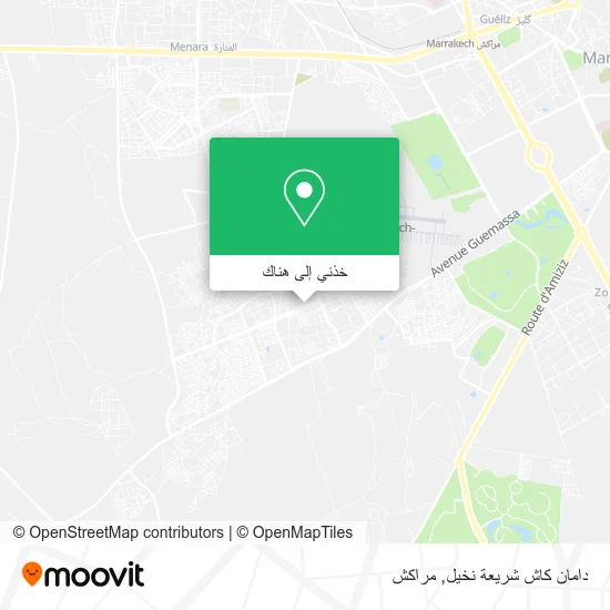 خريطة دامان كاش شريعة نخيل