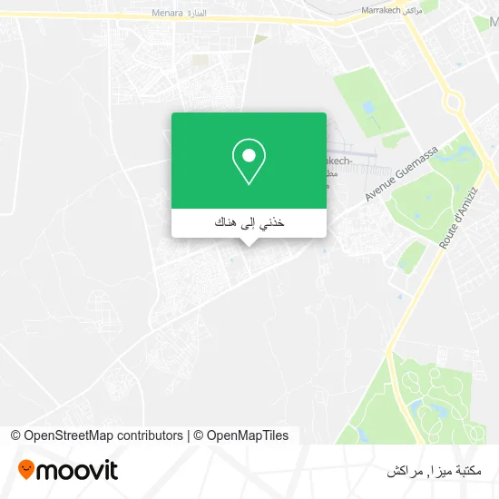 خريطة مكتبة ميزا