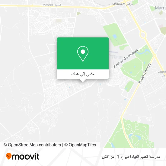 خريطة مدرسة تعليم القيادة نبوغ 1