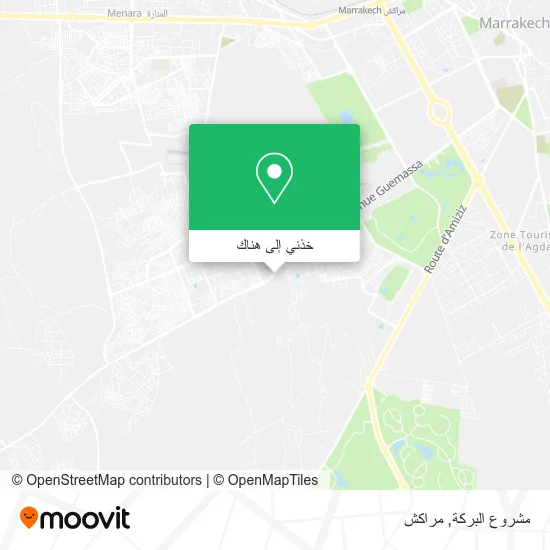 خريطة مشروع البركة