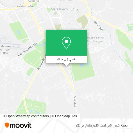 خريطة محطة شحن المركبات الكهربائية