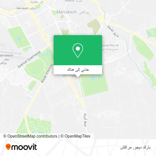 خريطة بارك ديجو