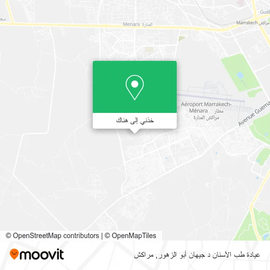 خريطة عيادة طب الأسنان د جيهان أبو الزهور