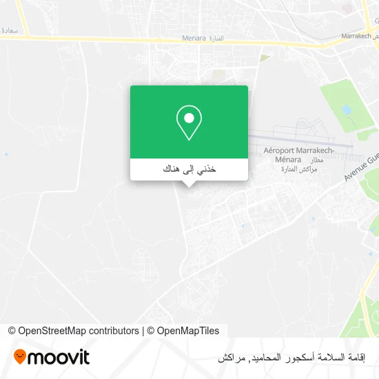 خريطة إقامة السلامة أسكجور المحاميد