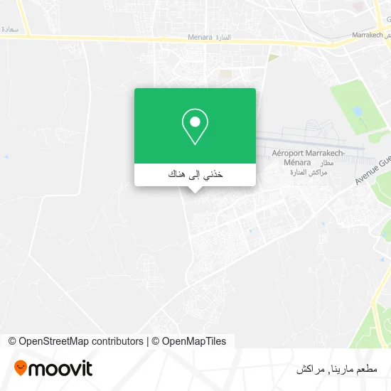 خريطة مطعم مارينا