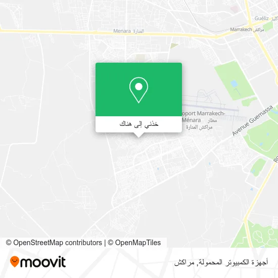 خريطة أجهزة الكمبيوتر المحمولة