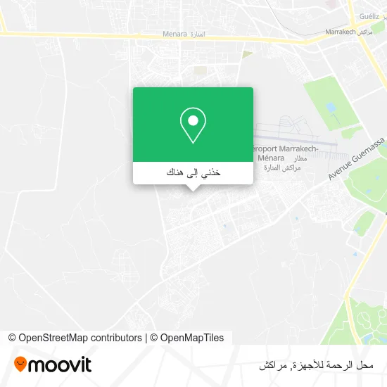 خريطة محل الرحمة للأجهزة
