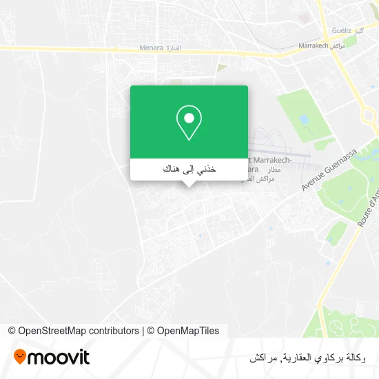 خريطة وكالة بركاوي العقارية