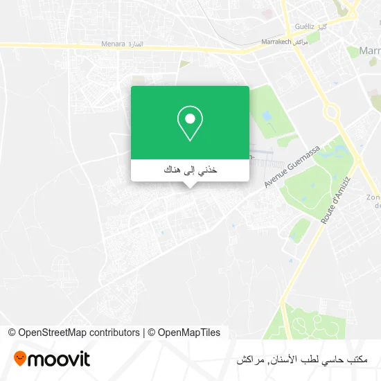خريطة مكتب حاسي لطب الأسنان