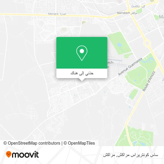خريطة ساس كونتريراس مراكش