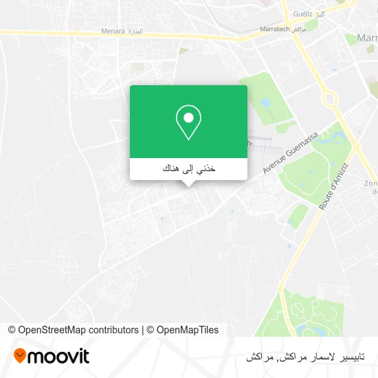 خريطة تابيسير لاسمار مراكش