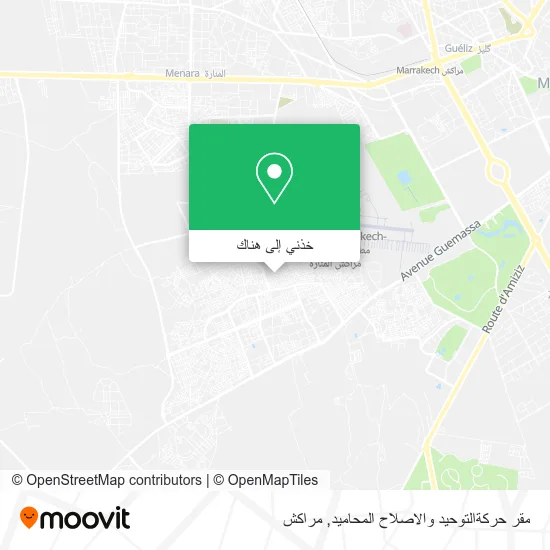 خريطة مقر حركةالتوحيد والاصلاح المحاميد