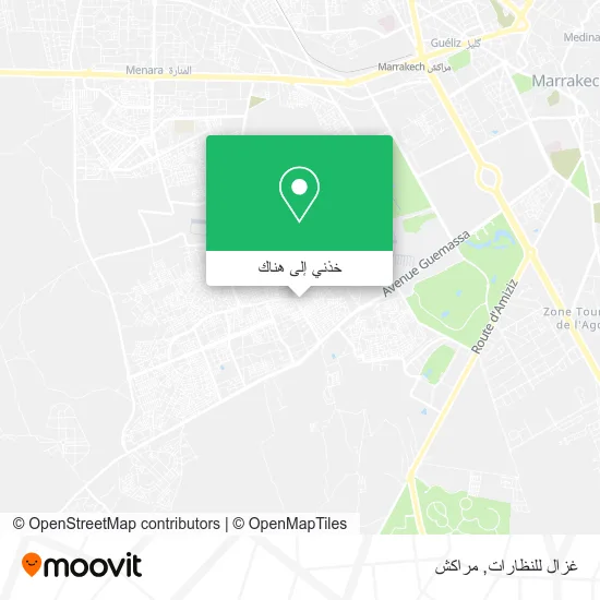 خريطة غزال للنظارات