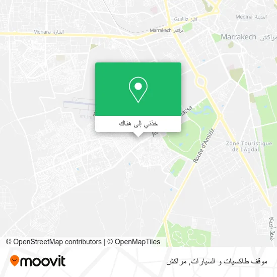 خريطة موقف طاكسيات و السيارات