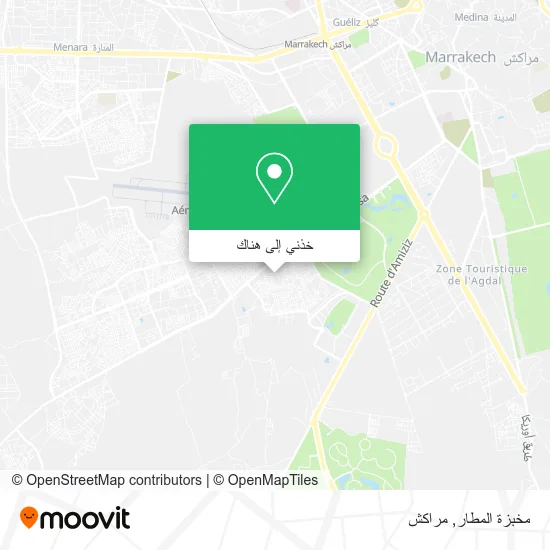 خريطة مخبزة المطار