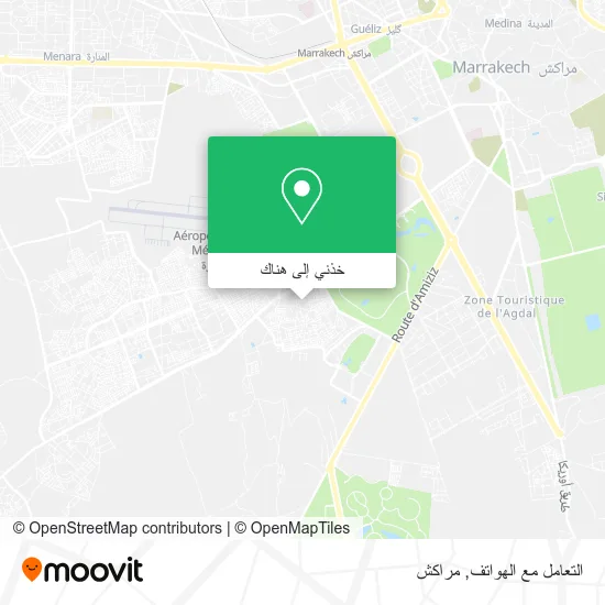 خريطة التعامل مع الهواتف